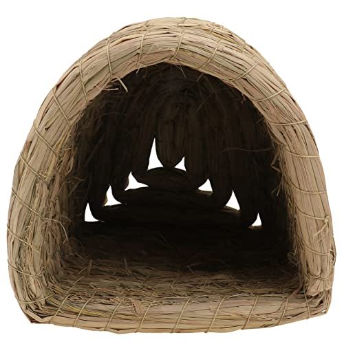 VANZACK 1stück Handgemachtes Faltbares Kuschelnest Für Kleine Haustiere Woven Nest Für Hamster Kaninchen Und Andere Kleintiere Gemütlicher Schlafplatz Und Spielbereich von VANZACK
