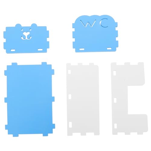 VANZACK 1 Stück Hamster Toilette Mini selbst Haustier Hamster klo Small pet Toilet Joyful Hamster Toilet Kleine Hamstertoilette komfortable Hamstertoilette PVC Blue von VANZACK