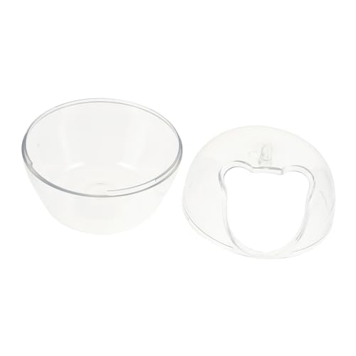 VANZACK 1 Stück Hamsterbad Haustier Schüssel Container Wurf Hamster Terrarium Hamster sandbad Hamster-Sandwanne Hamster Sandspielzeug Badebehälter Dusche Badewanne Plastik Transparent von VANZACK