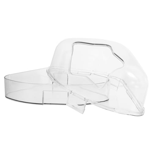 VANZACK 1 Stück Hamsterbad Sand für die Hamstertoilette Kleintier badehaus Hamster Toilette Hamster klo badewanne Badebecken für Meerschweinchen Transparente Hamstertoilette von VANZACK