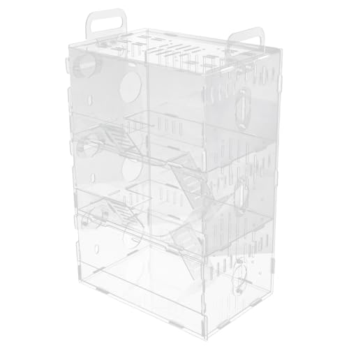 VANZACK 1 Stück Hamsterkäfig klein meerschweinchen Schloss drinnen Hamster Käfigschloss Haustier hamsterhaus Hamster gehege Schlosskäfig für Meerschweinchen Hamstervilla Acryl Transparent VANZACK 1 Stück Hamsterkäfig klein meerschweinchen Schloss drinnen Hamster Käfigschloss Haustier hamsterhaus Hamster gehege Schlosskäfig für Meerschweinchen Hamstervilla Acryl Transparent von VANZACK