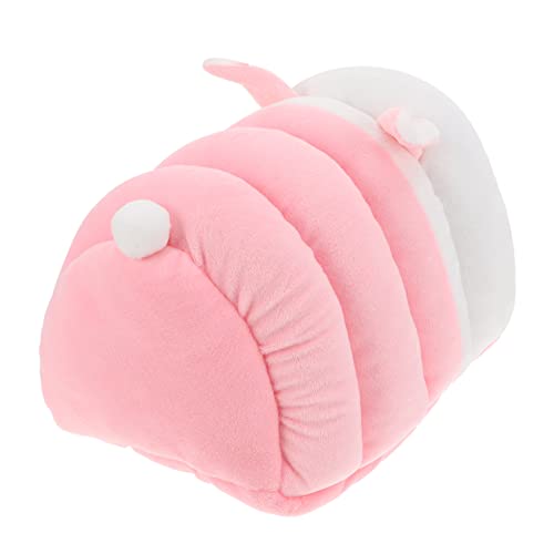VANZACK 1 Stück Hamsternest Meerschweinchenkäfig Hamsterbettwäsche Weiches Meerschweinchenbett Häuser Versteck kuschelhöhle nagerhaus Haustier warmes Haustier -Ruhebett Baumwolle Rosa von VANZACK