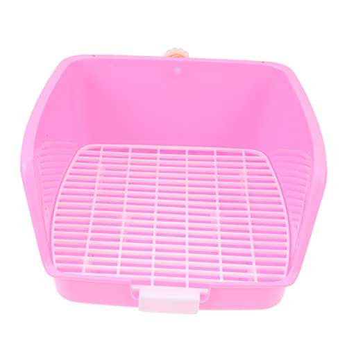 VANZACK 1 Stück Kaninchen Quadratische Toilette Tablett Mülleimer Zug Hase Haustier Für Drinnen Igel Töpfchen Kaninchen Töpfchen Kaninchentoilette Häschen Toilette Plastik Rosa VANZACK 1 Stück Kaninchen Quadratische Toilette Tablett Mülleimer Zug Hase Haustier Für Drinnen Igel Töpfchen Kaninchen Töpfchen Kaninchentoilette Häschen Toilette Plastik Rosa von VANZACK