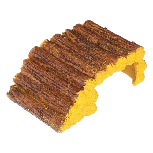 VANZACK 1 Stück Kletterplattform Schildkrötenbecken Wasser- Klettern Aquariumdekorationen Dekorationen Für Aquarien Reptilien Terrarium Panzer Zubehör Für Aquarien Tankvorräte Harz Yellow von VANZACK