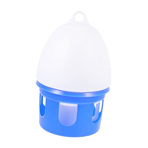 VANZACK 1 Stück Taubenkessel Katzenwasserschale Vogelkäfig Wasser Hamster Wasserflasche Zubehör Für Vogelkäfige Badeschale Für Vogelhäuschen Im Freien Hühner Taubenzufuhr Brunnen Blue PVC von VANZACK