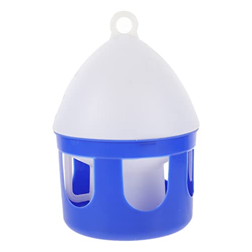 VANZACK 1 Stück Taubenkessel Taubentränke Taubenwassertränke Taubenwasserzapfhahn Taubenwassertrichter Taubenschlag Wasserflaschen Taube Wasserkocher Taube Selbsttrinker PVC Blue von VANZACK
