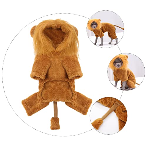 VANZACK Löwenkostüm Für Haustiere Hundekleidung Haustierkostüm Aus Hochwertigem Material Für Halloween Und Besondere Anlässe VANZACK Löwenkostüm Für Haustiere Hundekleidung Haustierkostüm Aus Hochwertigem Material Für Halloween Und Besondere Anlässe von VANZACK