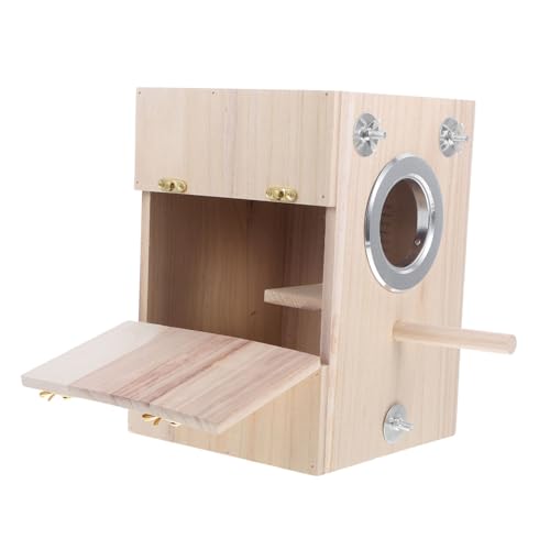 VANZACK 1 Stück Vogelzuchtbox Für Paarung Nest Verschachtelung Klein Inkubator Vogelhaus Vogelhalter Aus Holz Vogelbrüterei Vogelnisthalter Vogelzubehör Vogelkäfig Aus Holz Hölzern Beige VANZACK 1 Stück Vogelzuchtbox Für Paarung Nest Verschachtelung Klein Inkubator Vogelhaus Vogelhalter Aus Holz Vogelbrüterei Vogelnisthalter Vogelzubehör Vogelkäfig Aus Holz Hölzern Beige von VANZACK