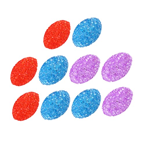 VANZACK 10stücke Katzenspielzeug Ovale Form Mit Glocken Kunststoff Haustierspielzeug Katzenspielzeug Haustierbedarf Zufällige Farbe VANZACK 10stücke Katzenspielzeug Ovale Form Mit Glocken Kunststoff Haustierspielzeug Katzenspielzeug Haustierbedarf Zufällige Farbe von VANZACK