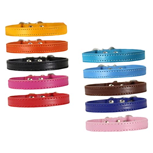VANZACK 10 Stück Teiliges Verstellbarer Haustierhalsbänder für Katzen Modisches Accessoire Komfortabel und Atmungsaktiv Zufälligen für Kleine Haustiere Zufällige Farbe VANZACK 10 Stück Teiliges Verstellbarer Haustierhalsbänder für Katzen Modisches Accessoire Komfortabel und Atmungsaktiv Zufälligen für Kleine Haustiere Zufällige Farbe von VANZACK