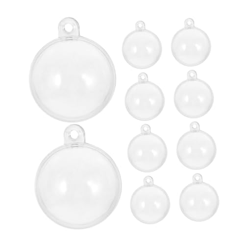 VANZACK 10 Stück Transparente Schwimmende Aquarium Kugeln aus Abs Stabile Dekoration für Fischbecken Vielseitig Einsetzbar als Fischbehälter Schmuck und Heimdeko von VANZACK