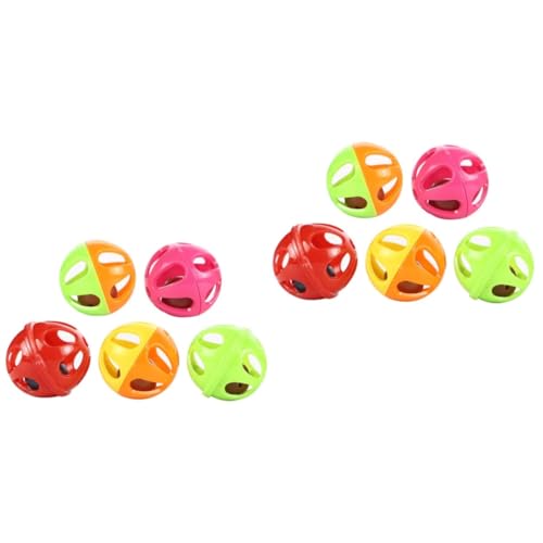 VANZACK 100 STK Spielzeug für Haustiere plastikbälle plastikball Trainingsball für Hunde zweifarbiges Spielzeug Spielzeuge Pet-Ball-Spielzeug Katzenglocke Ballspielzeug von VANZACK