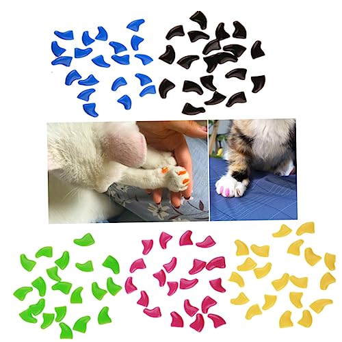 VANZACK 100stücke Katzen Und Hundekrallenabdeckungen Xs Mixfarben Krallenschutz Für Haustiere Einfache Anwendung Schützend Und Für Möbel Und Pfotenpflege VANZACK 100stücke Katzen Und Hundekrallenabdeckungen Xs Mixfarben Krallenschutz Für Haustiere Einfache Anwendung Schützend Und Für Möbel Und Pfotenpflege von VANZACK