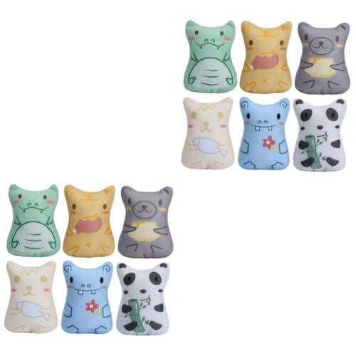 VANZACK 12stücke Teiliges Katzen Spielzeugset Mit Katzenminze Interaktive Weiche Kauspielzeuge Für Katzen Spiel Und Zahnpflege von VANZACK