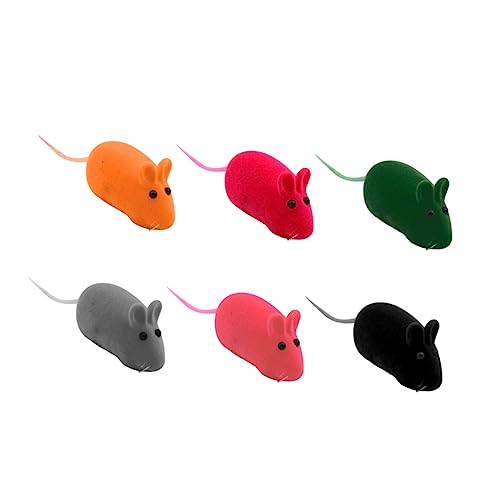 VANZACK 12 Stück Haustier-Rattenspielzeug Haustier Katze ausgestopfte Tiere Mäuse Ballspielzeug für Katzen Teaser funnytoys Funny Toys Katzenmausspielzeug Haustier- - VANZACK 12 Stück Haustier-Rattenspielzeug Haustier Katze ausgestopfte Tiere Mäuse Ballspielzeug für Katzen Teaser funnytoys Funny Toys Katzenmausspielzeug Haustier- - von VANZACK