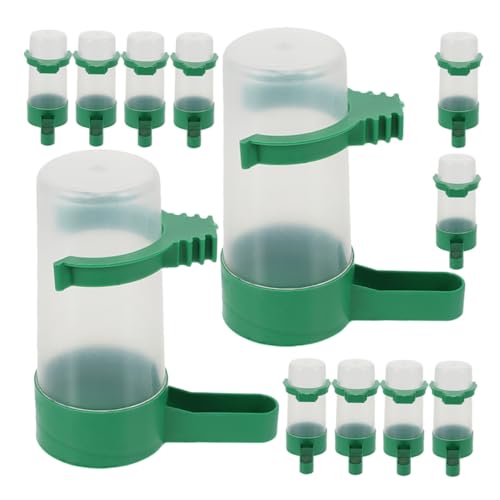 VANZACK Haustier-tränke Vogel-wassertrinkwerkzeug 12-TLG. Vogel-wasserspender für Käfig Papagei Wasserspender Abs-Material VANZACK Haustier-tränke Vogel-wassertrinkwerkzeug 12-TLG. Vogel-wasserspender für Käfig Papagei Wasserspender Abs-Material von VANZACK