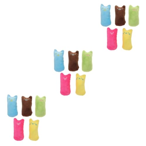 VANZACK 15 STK Katzenminze Katzen Spielzeug -plüsch Kauspielzeug Für Hunde Beißspielzeug Kleines Tierspielzeug Haustier-Piller Kuscheltierkissen Spielzeuge Lieferungen Haustier Katze VANZACK 15 STK Katzenminze Katzen Spielzeug -plüsch Kauspielzeug Für Hunde Beißspielzeug Kleines Tierspielzeug Haustier-Piller Kuscheltierkissen Spielzeuge Lieferungen Haustier Katze von VANZACK