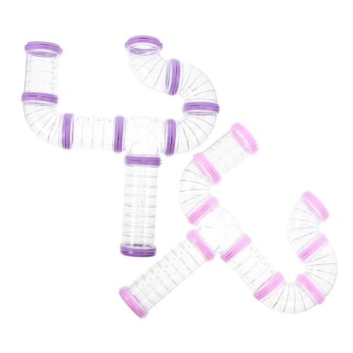 VANZACK 16 Stück Teiliges Hamster Tunnel aus Transparentem Robustem Material DIY Externer Verbindungsschlauch für Kleine Haustiere Einfach zu Montieren Erweiterbar Fördert Bewegung und VANZACK 16 Stück Teiliges Hamster Tunnel aus Transparentem Robustem Material DIY Externer Verbindungsschlauch für Kleine Haustiere Einfach zu Montieren Erweiterbar Fördert Bewegung und von VANZACK