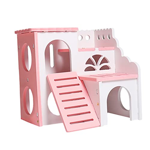 VANZACK Hamsterspielzeug Doppelstöckiges Holznest Villa Schlafspielnest Für Bezaubernde Hamster VANZACK Hamsterspielzeug Doppelstöckiges Holznest Villa Schlafspielnest Für Bezaubernde Hamster von VANZACK