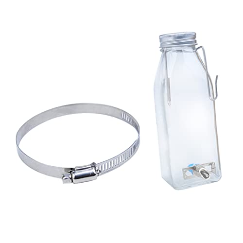 VANZACK Wasserkocher Zum Aufhängen Für Haustiere Hamster Trinkbrunnen 350 Ml Auslaufsicher Geeignet Für Vögel Chinchillas Hamster von VANZACK