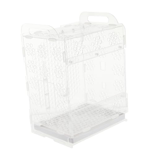 VANZACK 1stück Transparenter Vogelkäfig Aus Acryl Bequemer Papageienkäfig Mit Herausnehmbarer Bodenplatte Für Kleine Vögel Für Wellensittiche Und Nymphensittiche Pflegeleicht Und VANZACK 1stück Transparenter Vogelkäfig Aus Acryl Bequemer Papageienkäfig Mit Herausnehmbarer Bodenplatte Für Kleine Vögel Für Wellensittiche Und Nymphensittiche Pflegeleicht Und von VANZACK
