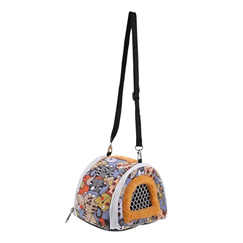 VANZACK Tier Tragetasche Haustier Rucksack Tier Druck Atmungsaktiv Für Hamster Eichhörnchen Meerschweinchen VANZACK Tier Tragetasche Haustier Rucksack Tier Druck Atmungsaktiv Für Hamster Eichhörnchen Meerschweinchen von VANZACK