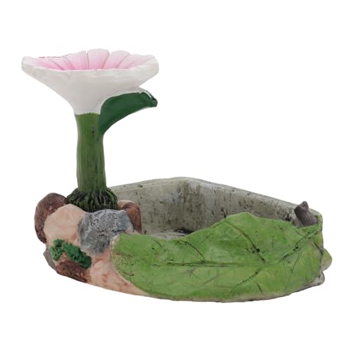 VANZACK 1Stück Haustier Wasserschale Reptil Trinkbecken Für Hamster Und Kleine Haustiere Fütterungsplatte Und Wasserbehälter Blüten Design Für Terrarien Und Käfige von VANZACK