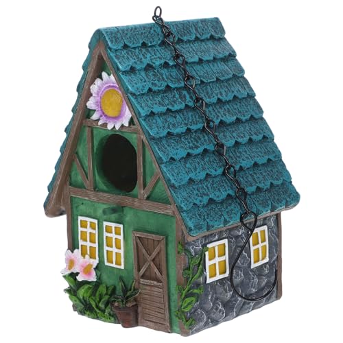 VANZACK 1Stück Hochwertigem Harz Für Kleine Vögel Robuste Und Dekorative Gartenhaus Dekoration Sicherer Unterschlupf Für Papageien Atmungsaktiv VANZACK 1Stück Hochwertigem Harz Für Kleine Vögel Robuste Und Dekorative Gartenhaus Dekoration Sicherer Unterschlupf Für Papageien Atmungsaktiv von VANZACK