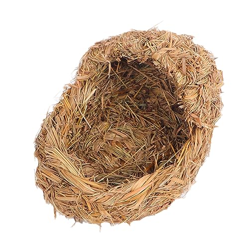 VANZACK 1Stück Strohgewebtes Haustiernest Für Kleine Atmungsaktives Und Langlebiges Haustierhaus Hellgelb Für Hamster Und Katzen VANZACK 1Stück Strohgewebtes Haustiernest Für Kleine Atmungsaktives Und Langlebiges Haustierhaus Hellgelb Für Hamster Und Katzen von VANZACK
