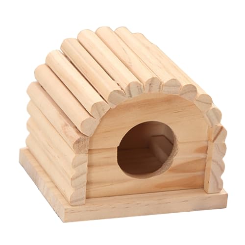VANZACK 11x10x9cm Haustier Holz Hamster Shelter Spielzeug Schlaf Nest Hamster Spielzeug Für Haustier von VANZACK
