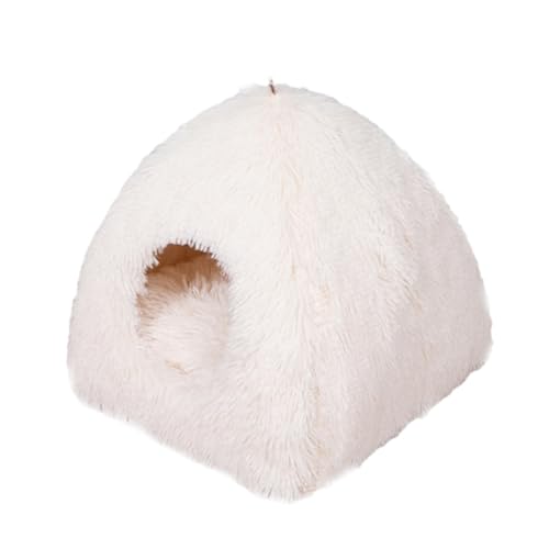 VANZACK Katzennest Bett Gemütliches Katzenhaus Weiche Polsterung Für Hauskatzen Und Hunde 40 X 40 X 37 cm Cremefarben VANZACK Katzennest Bett Gemütliches Katzenhaus Weiche Polsterung Für Hauskatzen Und Hunde 40 X 40 X 37 cm Cremefarben von VANZACK