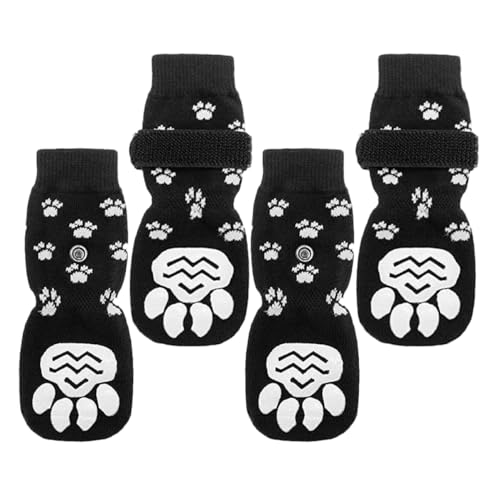 VANZACK 2 Paare Anti-Rutsch-Haustiersocken Zehe Hundesocke Mittel Socken für Hunde waschbarer Pfotenschutz auswechselbarer Hundepfotenschutz kompakte Haustiersocken Nylon VANZACK 2 Paare Anti-Rutsch-Haustiersocken Zehe Hundesocke Mittel Socken für Hunde waschbarer Pfotenschutz auswechselbarer Hundepfotenschutz kompakte Haustiersocken Nylon von VANZACK