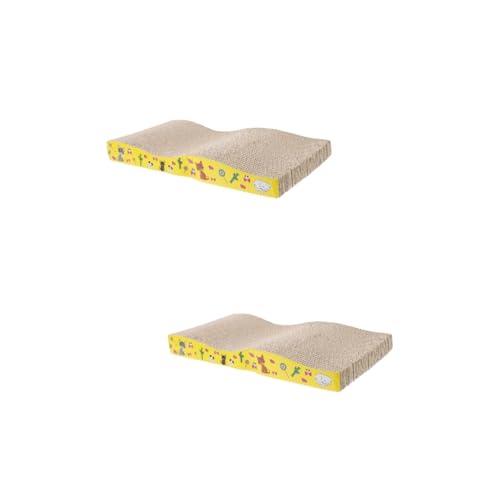 VANZACK 2 Stück Katzenkratzbrett in Wellenform Katzenschleifspielzeug Lustiges Kratzbrett Kätzchen-kratzpad Katzenkratzspielzeug Verschleißfestes Katzenspielzeug Für Haustiere VANZACK 2 Stück Katzenkratzbrett in Wellenform Katzenschleifspielzeug Lustiges Kratzbrett Kätzchen-kratzpad Katzenkratzspielzeug Verschleißfestes Katzenspielzeug Für Haustiere von VANZACK