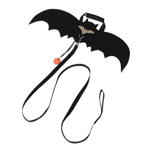 VANZACK 2 Sätze Katzenkostüm Fledermausflügel mit Kürbis Glocke Haustier Bat Wings für Kleine Hunde und Kätzchen Halloween Party Verkleidung Zubehör Glocken Halsband Spielerisch und VANZACK 2 Sätze Katzenkostüm Fledermausflügel mit Kürbis Glocke Haustier Bat Wings für Kleine Hunde und Kätzchen Halloween Party Verkleidung Zubehör Glocken Halsband Spielerisch und von VANZACK