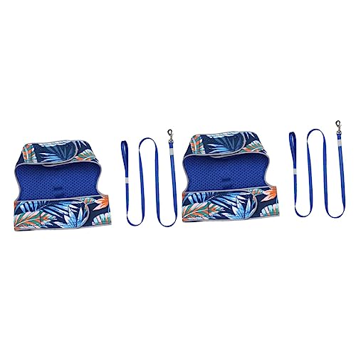 VANZACK 2 Sets Einstellbare Katze Weste Flucht Mesh Leine Polyester Pet Walking von VANZACK