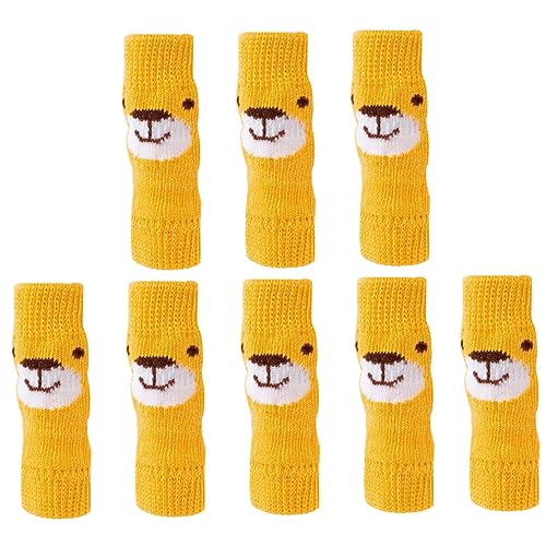 VANZACK 2 Sets Haustiersocken Hundebeinwärmer Welpenbeinwärmer Hunde Hosenträgerstiefel Kleine Hundesocken Hunde Vorderbeinstütze Hundesocken Für Kleine Hunde Fäustlinge von VANZACK
