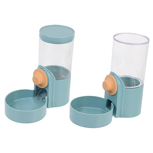 VANZACK 2 Stück Automatischer Wasser und Futterspender für Haustiere Praktische Trink und Futterstation für Katzen und Andere Kleintiere für Käfige von VANZACK