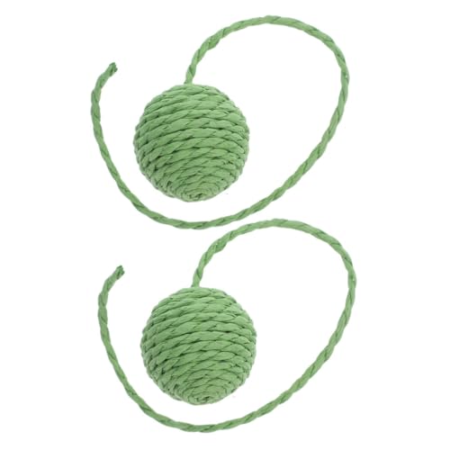 VANZACK 2 Stück Ersatzball Für Katzenklettergerüst Katzenkratzerpfosten Katzenspielzeug Für Wohnungskatzen Interaktives Katzenballspielzeug Kratzbaum Ersatz Kätzchen Papier Green VANZACK 2 Stück Ersatzball Für Katzenklettergerüst Katzenkratzerpfosten Katzenspielzeug Für Wohnungskatzen Interaktives Katzenballspielzeug Kratzbaum Ersatz Kätzchen Papier Green von VANZACK