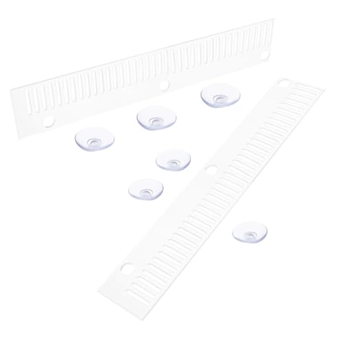 VANZACK 2stücke Fisch Tank Aquarium Comb Mit Saugnäpfen Trennwand Für Fische Verhindert Kreuzung Und Schützt Verschiedene Arten Passend Für Aquarien von VANZACK
