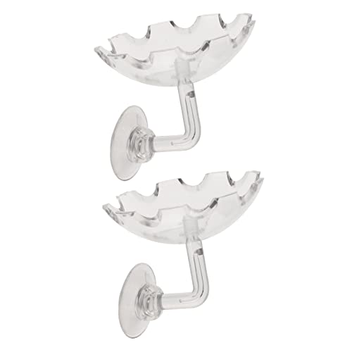 VANZACK 2stücke Transparente Garnelen Futterhalter Mit Saugnapf Dekorative Futterschale Für Aquarien Und Reptilien Langlebig Und Praktisch von VANZACK