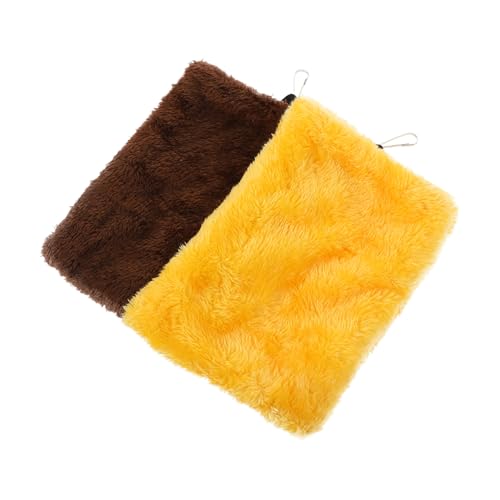 VANZACK 2 Stück Hängematten Schlafsack Hamster Kleintiere Plüschnest Warmer Kleiner Haustier Schlafsack Haustier Schlafhängematte Haustier Hängemattenbett Haustier Schlafsack Zum von VANZACK