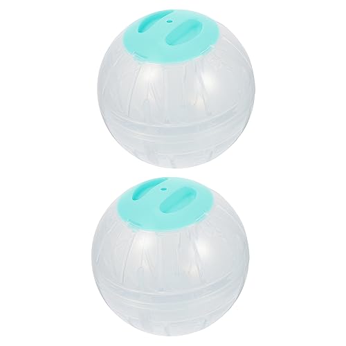 VANZACK 2 Stück Hamster Laufball Meerschweinchen Tunnel Hängematte Interaktiver Hund Meerschweinchen Ball Meerschweinchen Rollball Hamster Tunnel Geräuschloses Hamster Laufrad von VANZACK