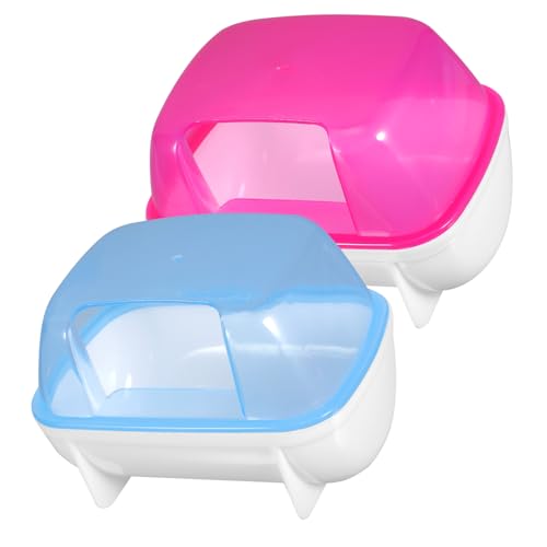 VANZACK 2 Stück Hamster Sandbadehaus Hundekühlmatte Meerschweinchen PIPI Matten Waschbar Teichsauger Hasenspielzeug Badezimmer Caddy Hamsterspielzeug Tank Toilette Haustiernapf VANZACK 2 Stück Hamster Sandbadehaus Hundekühlmatte Meerschweinchen PIPI Matten Waschbar Teichsauger Hasenspielzeug Badezimmer Caddy Hamsterspielzeug Tank Toilette Haustiernapf von VANZACK