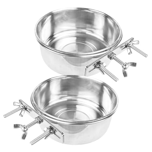 VANZACK 2 Stück Haustiernapf Futter und Wassernäpfe für Hunde und Katzen Verstellbare Halterung rutschfest Einfach zu Reinigen Durchmesser für Kleine und Mittelgroße Tiere VANZACK 2 Stück Haustiernapf Futter und Wassernäpfe für Hunde und Katzen Verstellbare Halterung rutschfest Einfach zu Reinigen Durchmesser für Kleine und Mittelgroße Tiere von VANZACK