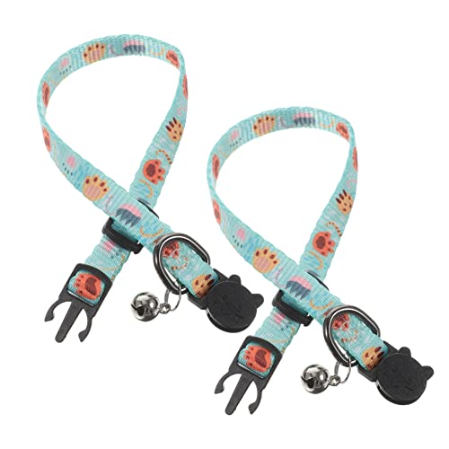 VANZACK 2stücke Verstellbare Katzenhalsbänder Mit Glöckchen Sicherer Schnellverschluss Niedliches Design Für Kätzchen Und Katzen Für Weihnachten Und Partys VANZACK 2stücke Verstellbare Katzenhalsbänder Mit Glöckchen Sicherer Schnellverschluss Niedliches Design Für Kätzchen Und Katzen Für Weihnachten Und Partys von VANZACK