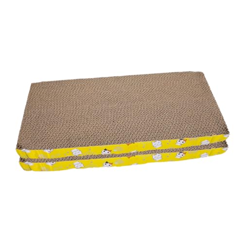 VANZACK 2 Stück Katzenkratzbrett aus Wellpappe Multifunktionales Kratzspielzeug und Schlafpad für Katzen Langlebig und Stylisch für Innenbereich Jede Wohnung VANZACK 2 Stück Katzenkratzbrett aus Wellpappe Multifunktionales Kratzspielzeug und Schlafpad für Katzen Langlebig und Stylisch für Innenbereich Jede Wohnung von VANZACK