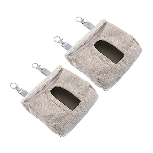 VANZACK Meerschweinchen-Tasche 2er-Pack Heu-futterspender Für Chinchillas Einfach Aufzuhängen Futterspender Für Haustiere Wiederverwendbare Aufbewahrung von VANZACK