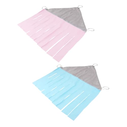 VANZACK 2 Stück Kleintier Versteck Hängematte aus Weichem Material Sichere Kuschelecke für Meerschweinchen Kaninchen Hamster und Andere Kleine Haustiere Farbiges Eckhaus in Rosa und VANZACK 2 Stück Kleintier Versteck Hängematte aus Weichem Material Sichere Kuschelecke für Meerschweinchen Kaninchen Hamster und Andere Kleine Haustiere Farbiges Eckhaus in Rosa und von VANZACK