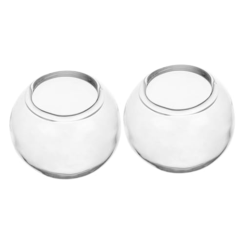 VANZACK 2 Stück Miniatur Fischglas Teilig Runder Transparenter Mini Aquarium Deko für Puppenhaus Kreatives Fördert Hand Auge Koordination und Fantasie bei Kindern VANZACK 2 Stück Miniatur Fischglas Teilig Runder Transparenter Mini Aquarium Deko für Puppenhaus Kreatives Fördert Hand Auge Koordination und Fantasie bei Kindern von VANZACK