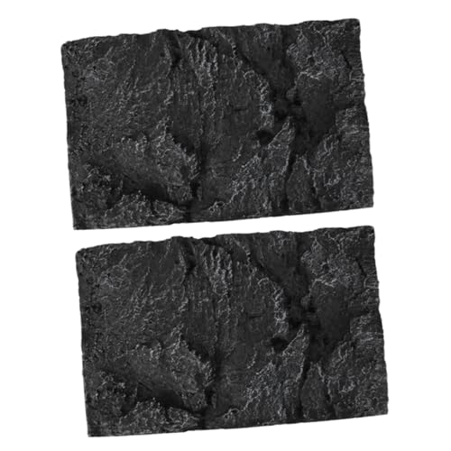 VANZACK 2 Stück Stone Decorative Board Reptilienpanzerhintergrund Vivarium Dekoration Hintergrund für Reptilienbecken Hintergrund des Eidechsengeheges Pu VANZACK 2 Stück Stone Decorative Board Reptilienpanzerhintergrund Vivarium Dekoration Hintergrund für Reptilienbecken Hintergrund des Eidechsengeheges Pu von VANZACK